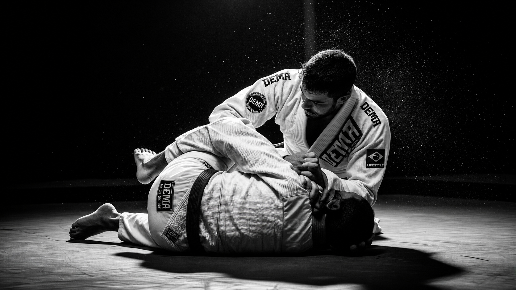 Treino de Jiu-Jitsu na DEMA Academy